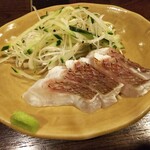 金町製麺 - 鯛の刺身