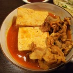 金町製麺 - ピリ辛肉豆腐