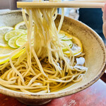 Soba gozen musashiya - すどちレモンそば　1,200円