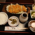 味処 小竹 - 味噌カツ定食