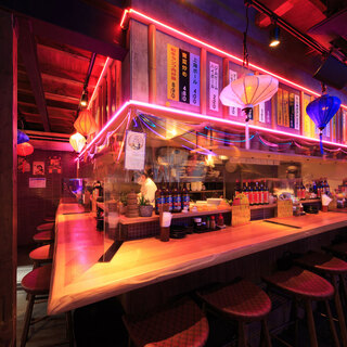 台湾旅行気分を感じる店内♪