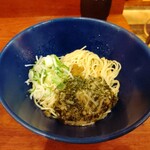 麺処 にぼし香 - カジメとなめ茸の和え玉