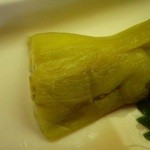 びわ湖温泉 紅葉 - 刺身の下には茄子が・・