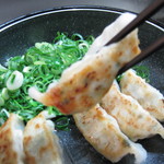 大河 - ネギごま餃子