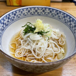 築地 江戸銀 - サービスのそうめんが意外と美味しい！