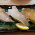 回転寿司　江戸ッ子 - 真鯛(275円)