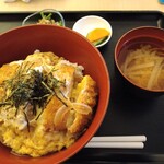 Kunidaya - カツ丼 600円 大盛無料