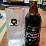 Taishuu Kappou Touhachi - ホッピーセット。改装して座席席側にも要望の多かった一人用カウンター席も出来ました。