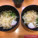 かっぱ寿司 - かけうどん２杯