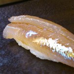 鮨 来多老 - 二貫め。シシャモ。あっぷ。