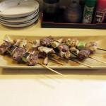 てまり - 串盛り合わせ、たれ味はない見たいです