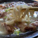 風遊斎 - ふあふあ肉スバの麺