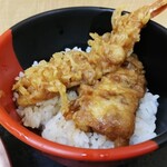 天花そば - 天丼セット冷￥590