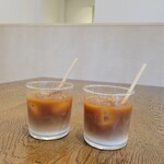 フロムトップ - カフェオレのアイス