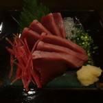 ぼうの - 気仙沼産鰹の刺し身（８４０円）を大蒜で