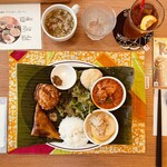 Meat&Deli Cafe KIKU - 【2021年8月19日】『アフリカンプレート』。