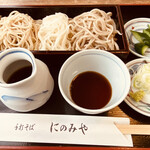 Teuchi Soba Ninomiya - 三色せいろ　¥1000-