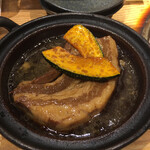 桜島溶岩焼 岩黒 - 豚角煮　ニューバージョン