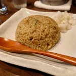 橋本屋 - 炒飯みたいなライス　玉葱がシャキシャキで美味しい