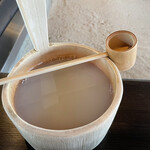 竹ばやし - 蕎麦湯