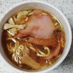 らぁ麺 飯田商店 - 穂先メンマとチャーシューを足しました