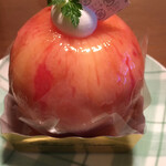 シェ・アオタニ - 桃のケーキ