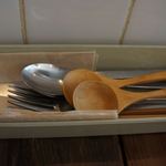 アオイクカフェ - 木のスプーンが良いですね＾＾帰りに買いました（笑）