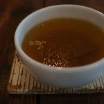 アオイクカフェ - ランチの野菜スープ