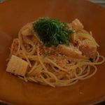 アオイクカフェ - この日は筍の和風パスタ