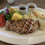 アロハワールド 郡山コスモス通り店 - ポークステーキプレート