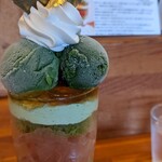 クリクリ - 夏のお茶三昧パフェ¥1100
      ~2021.8.29