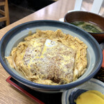 おそば さか本 - セットの小かつ丼