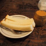 とんかつ清水 - お通し②（ピーナッツバター）