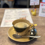 たまごの鶴田 - セットドリンクのホットコーヒー