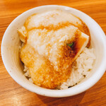 やよい軒 - 三膳目は豆腐とろろ飯。