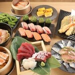 Sushi Sake Sakana Sugi Dama - 梅コース