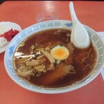 黒恵屋食堂 - チャーシュー麺550円、ライス150円