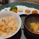 菅井 - ♦︎東京湾の穴子と新生姜の炊き込みご飯