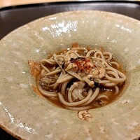炭火割烹 庵 - そば