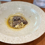 レストラン ナズ - タンクロ和牛と香味野菜のタリアテッレ