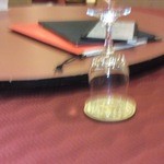 赤坂四川飯店 - 円卓にセットされていたグラスです