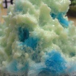 赤乃れん - 2杯目、ミルクブルーハワイです