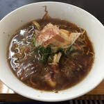 きたろうお好み焼 - きたろう お好み焼(岡山県備前市日生町日生)カキ入りスープやきそば 950円