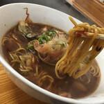 きたろうお好み焼 - きたろう お好み焼(岡山県備前市日生町日生)カキ入りスープやきそば