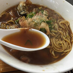 きたろうお好み焼 - きたろう お好み焼(岡山県備前市日生町日生)カキ入りスープやきそば