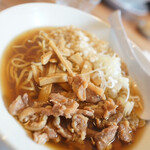 親鶏らぁ麺 いし川 - 親鶏らぁ麺 + 普通盛り + 肉多く