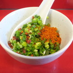 ラーメン二郎 - 待ってる間にカスタマイズ♪