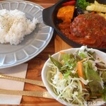 森のおうち - デミグラスハンバーグランチ