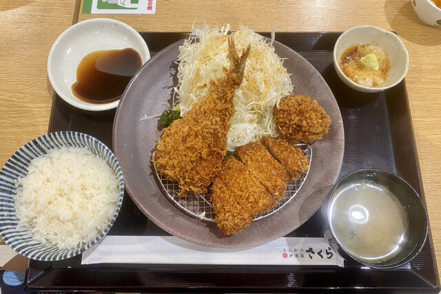あじフライ神楽坂さくら Lect店 草津南 とんかつ 食べログ あじフライ神楽坂さくら Lect店 草津南 とんかつ 食べログ