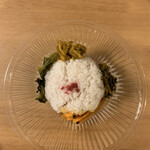 スパイスカレー43 - 梅酢ごはん、スパイス副菜四種